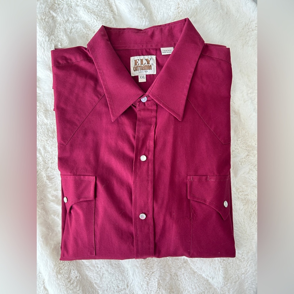 Men’s XXL , long sleeve shirt , dress shirt, Ely Cattleman